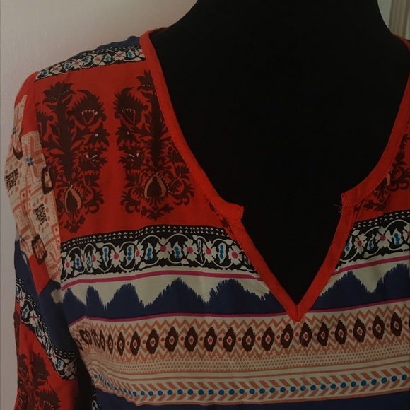 UMGEE Patterned Long Steve Top Size Small - Picture 3 of 5